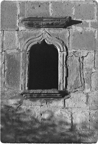 Exterior architectural detail at Misión Santa Gertrudis