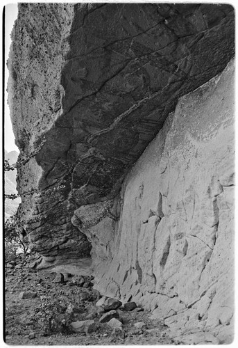 Rock art panels at Cueva del Batequi