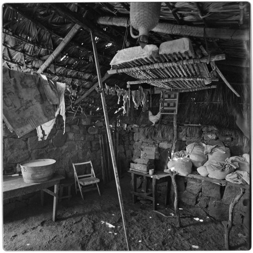 Interior of ranch house at Rancho San Francisco