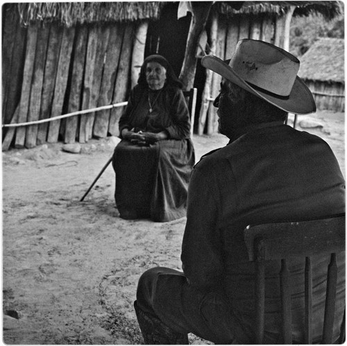 Senobia Arce de Altamirano and Tacho Arce at Rancho San Nicolás