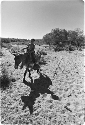 Drawing water at Rancho Los Pozos