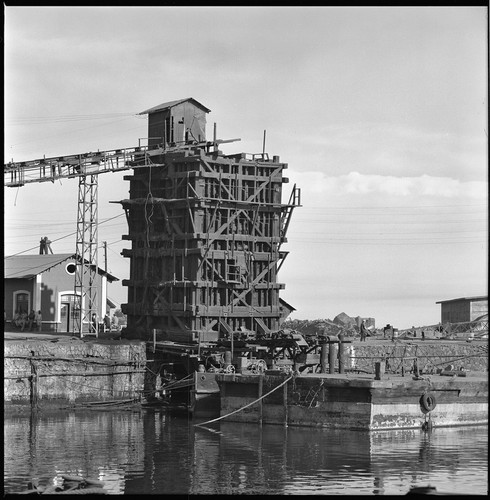 Boleo Mining Company loading bunker at port of Santa Rosalía