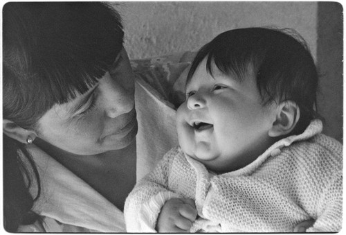 María Socorro Arce Arce and son, Francisco Javier Arce Arce, at Rancho San Gregorio