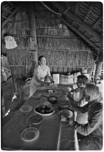 Dining area at Rancho Vivelejos