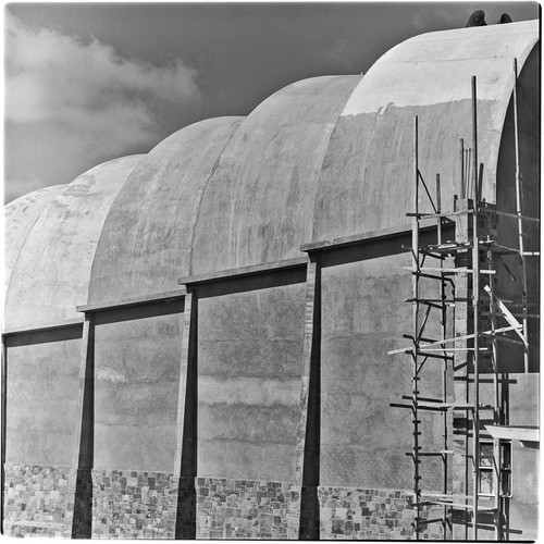 Espíritu Santo Church, under construction, in Colonia Chapultepec