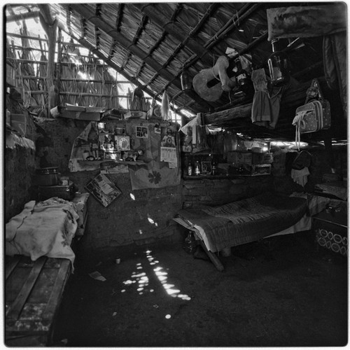 Interior of ranch house at Rancho San Francisco, owned by Buenaventura Arce