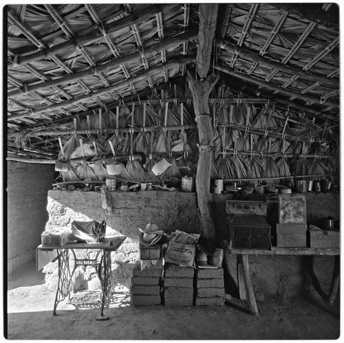 The corredor, a roofed and open-air porch, at Rancho Pie de la Cuesta