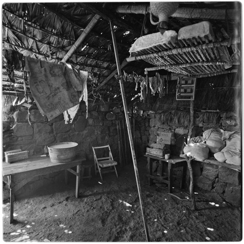 Interior of ranch house at Rancho San Francisco