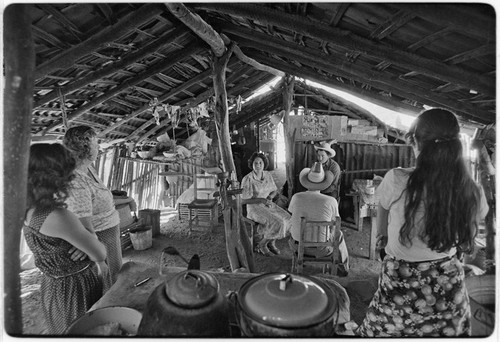 The corredor, a roofed and open-air porch, at Rancho La Vinorama