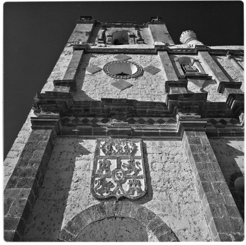 Exterior architectural details at Misión San Ignacio