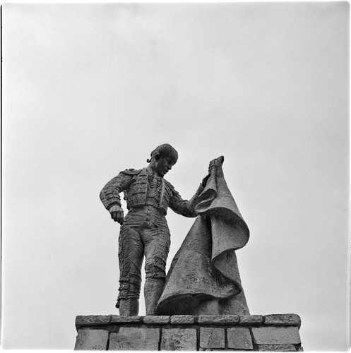 Sculpture outside La Plaza de Toros El Toreo de Tijuana