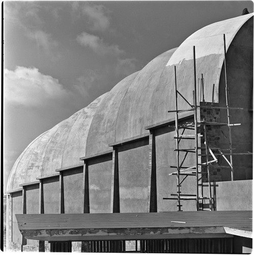 Espíritu Santo Church, under construction, in Colonia Chapultepec