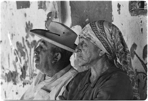 Filiberto Ojeda Arce and Matea Sandoval Arce at Rancho Santa Marta