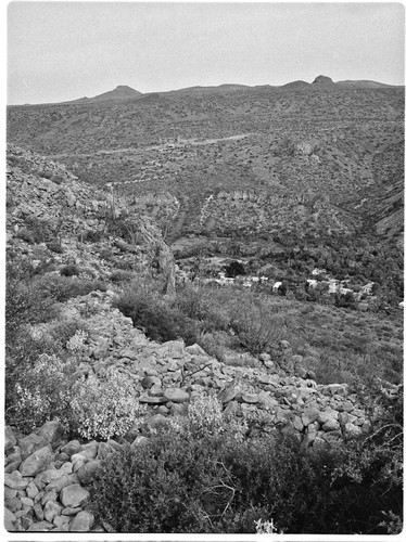 San José de Comondú from top of cuesta