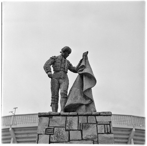 Sculpture outside La Plaza de Toros El Toreo de Tijuana