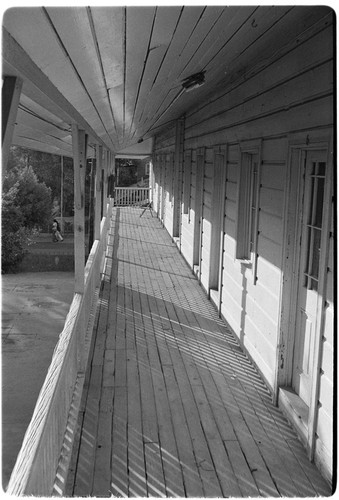 Balcony in the Hotel Central in Santa Rosalía