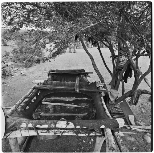 Leather tanning vats at Rancho Casimiro