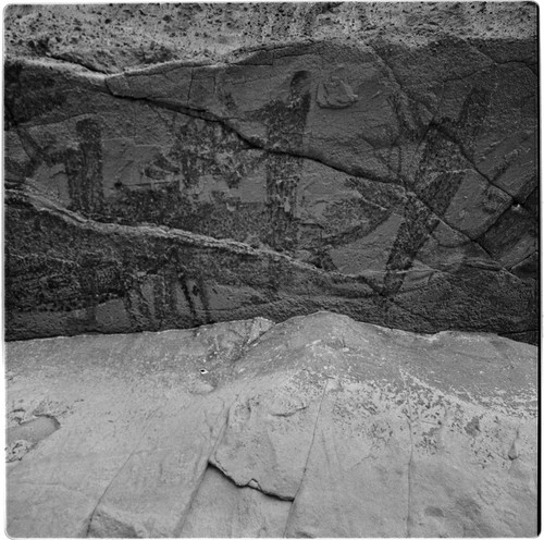 Rock art panels at Cueva del Batequi