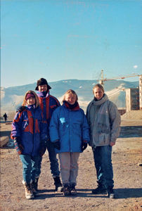 Delegates from the Danish Santal Mission in Mongolia in February/March 1996. Left to right: Cha
