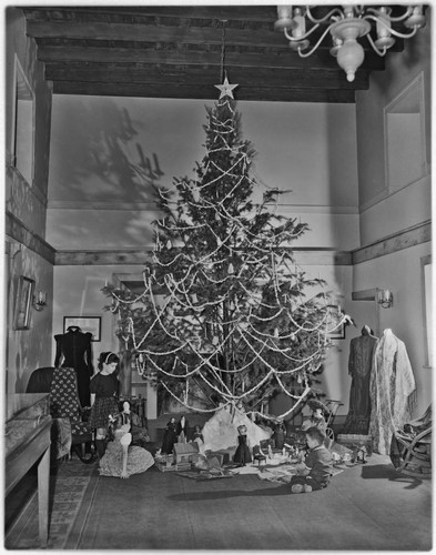 Old fashion Christmas tree, Los Cerritos Rancho
