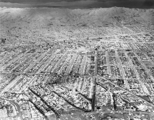 Beverly Hills, aerial view
