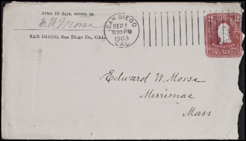 Morse, Edward Wallace (son) - Correspondence, part 6