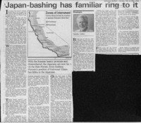Japan-bashing has familiar ring to it