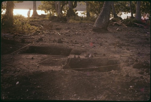 Hauiti archaeological excavation, Moorea: square R48