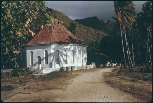 Church as seen from Moorea dock