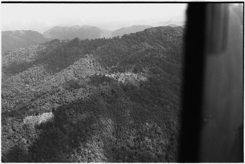 Adelbert Range: aerial view