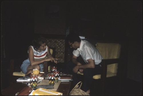 Ann and Roy Rappaport in French Polynesia