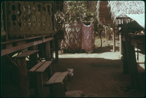 Rappaport's house on Moorea: detail and adjacent structures