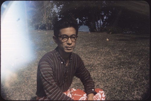 Archaeologist Yosihiko Sinoto in French Polynesia