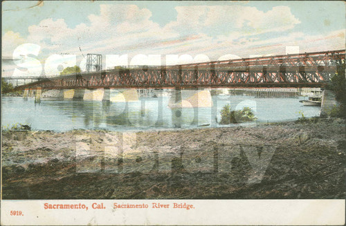 Sacramento, Cal. Sacramento River Bridge