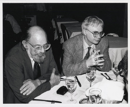 Photograph of Allen Ginsberg and John Adams