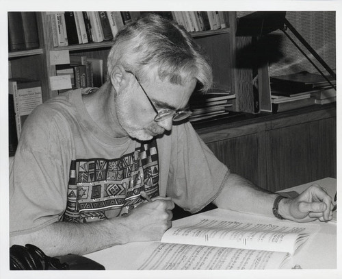 Photograph of John Adams, composer