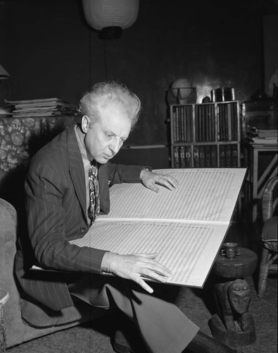 Photograph of Leopold Stokowski, conductor