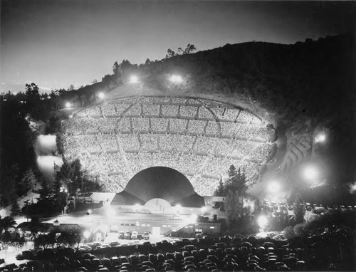 Photograph of the Bowl match-lit