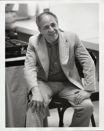 Photograph of Pierre Boulez, composer/conductor