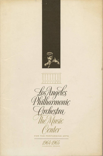 Brochure for the Los Angeles Philharmonic Orchestra 1964-1965 Season