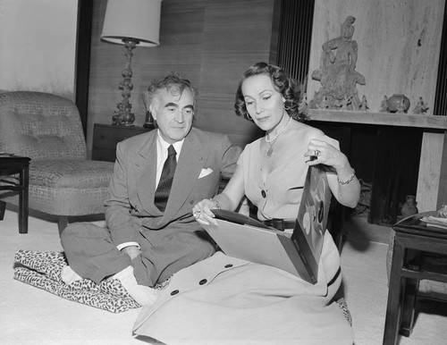 Photograph of Carlos Chávez and Dolores Del Rio