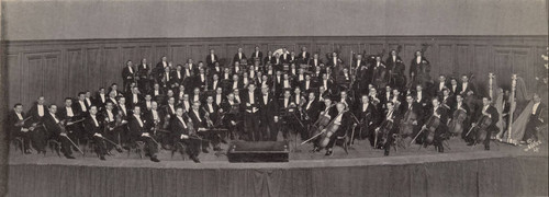 Photograph of the Los Angeles Philharmonic Orchestra 1929-30