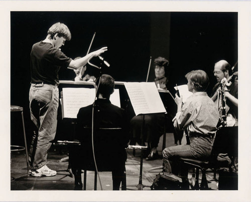 Photograph of Esa-Pekka Salonen, composer/conductor