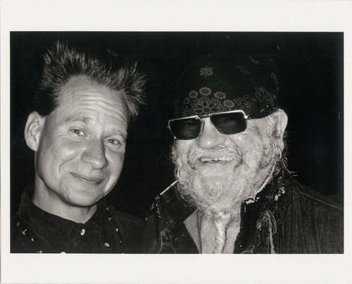 Photograph of Peter Sellars and La Monte Young