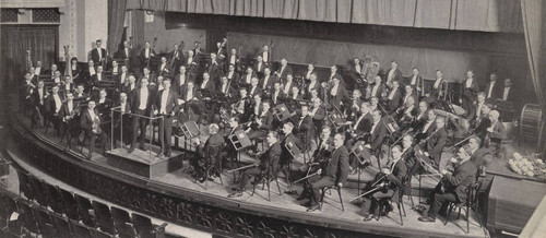 Photograph of the Los Angeles Philharmonic Orchestra, 1919