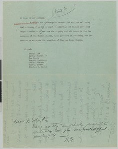 3 letters, 1916-09-2? & 1916-09-27, to/from Hamlin Garland, Julian Street, et al