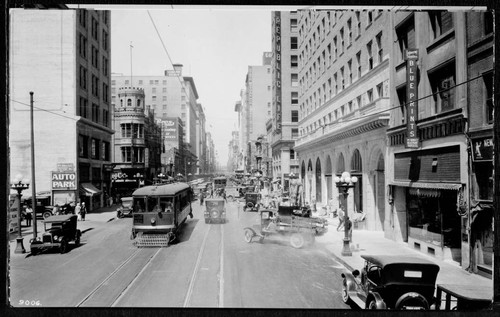 Spring St. North from Eighth St., 1924
