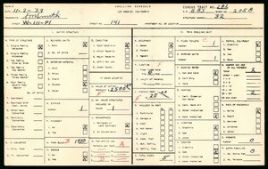 WPA household census for 141 WEST 111TH PLACE, Los Angeles County
