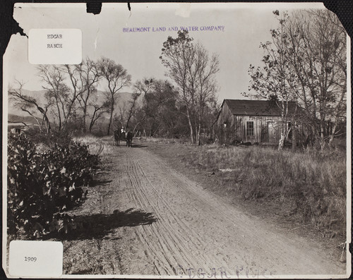 Edgar Ranch, 1909