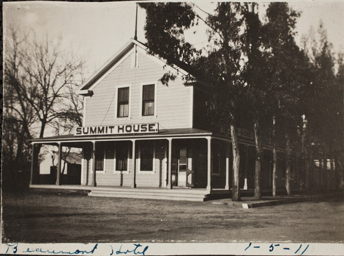 Summit House, once the Beatty House. Jan. 5, 1911